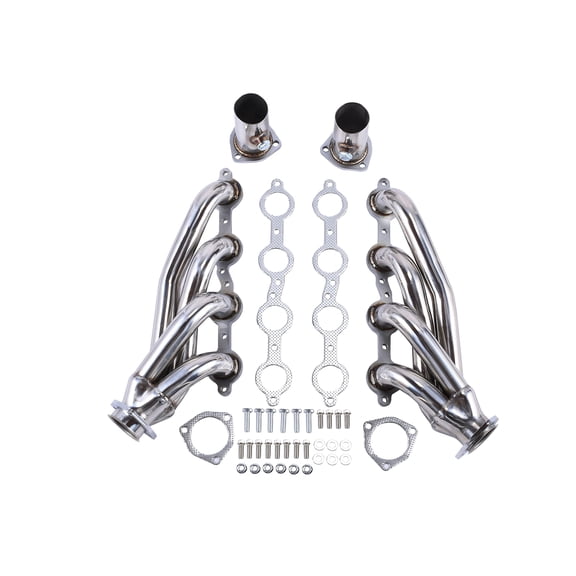 GM LS1/LS2/LS3/LS6/LS7 Exhaust Header - MT001091 - 16 Gauge 304 Stainless Steel - 1-5/8" Primaries, 2-1/2" Collector - Chevy C10, Chevelle, Camaro, Caprice