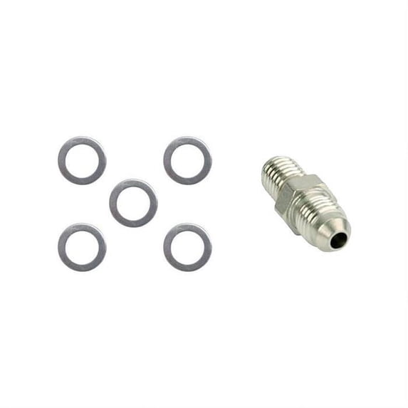 GM Metric Caliper Fitting, 10mm - 1.5 to -3 AN & Crush Washers