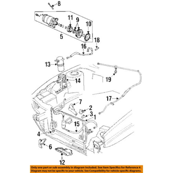GM OEM A/C AC Condenser/Compressor/Line-Pressure Switch 1631399