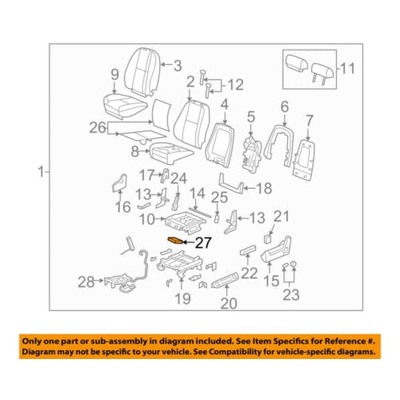 GM OEM Power Seat Control-Memory Module 25855630