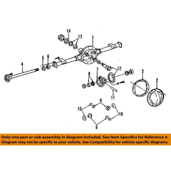 GM OEM Rear Differential-Gear Kit 26012908