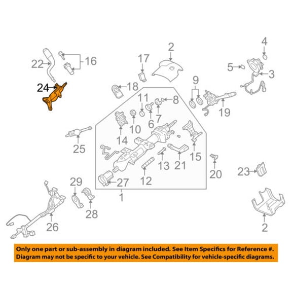 GM OEM Steering Column-Gear Shift Assembly 22833056
