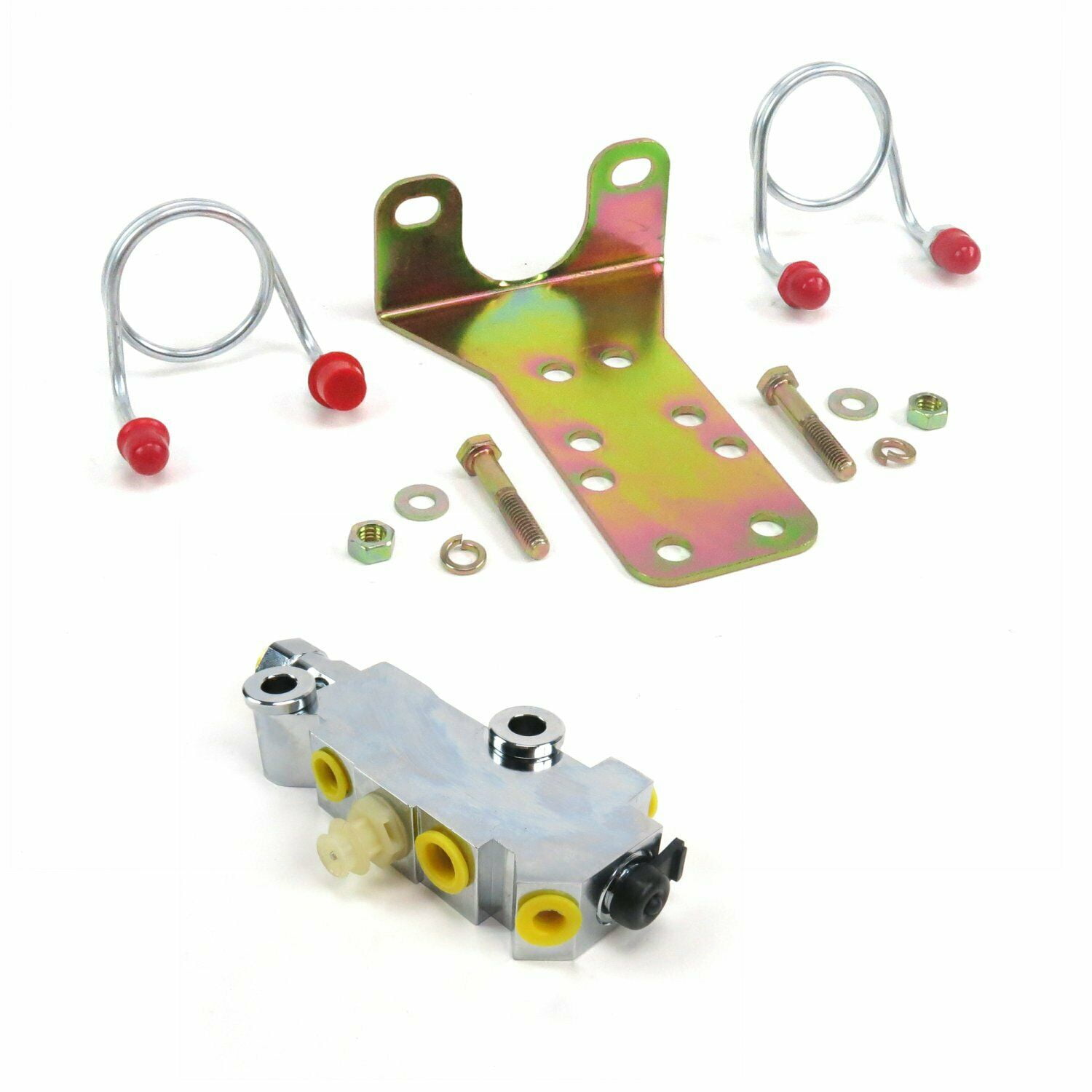 / GM Proportioning valve disc drum + bracket + lines + Brake switch