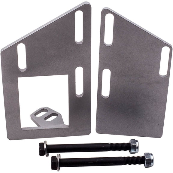 GM SBC Engine Motor Swap Conversion Brackets for Chevy Blazer/S10/GMC Jimmy/Sonoma 2WD 1983-2005 - Adjustable Steel Mounts - 95771439