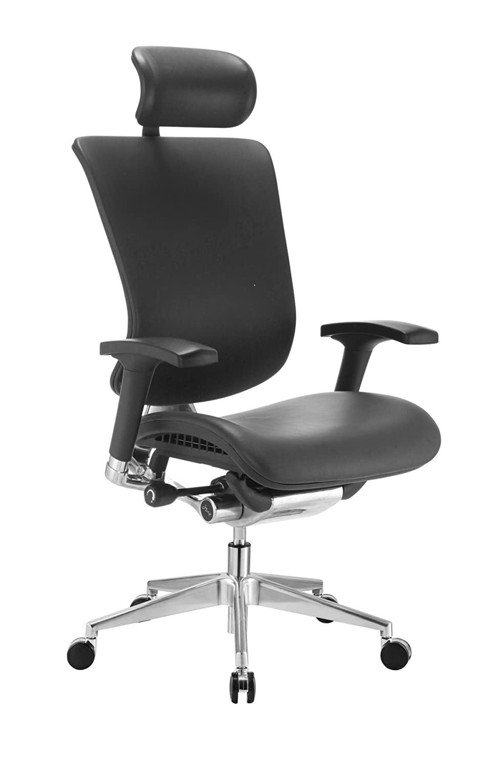 GM Seating Dreem III Leather Series Executive Hi Swivel Chair Chrome ...