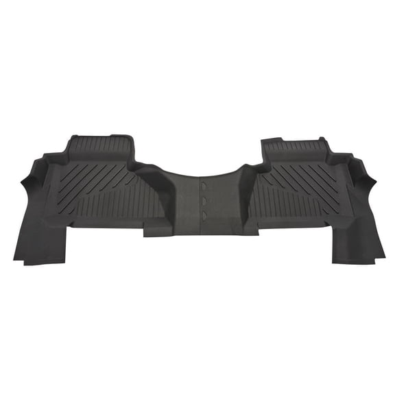 GM Second-Row Interlocking Premium All-Weather Floor Liner in Jet Black C80