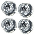 thumbnail image 1 of Speedway Motors GM Style Rally Wheel Kit with 15x7 and 15x8 Silver Painted Steel Wheels, 5 on 4.75” BP, Includes Beauty Rings, Derby Center Caps, Lug Nuts, and Valve Stems Set of 4, 1 of 12