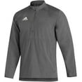 thumbnail image 1 of GM1850 Adidas Man's Sideline 21 LS 1/4 Zip Team Grey Four/White L, 1 of 6