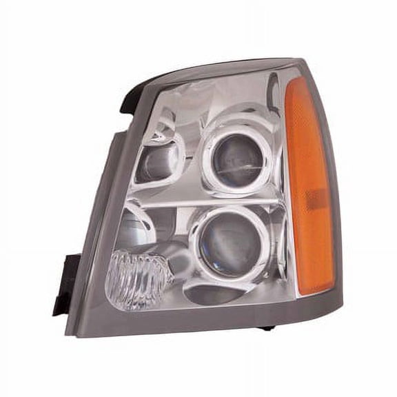 New Aftermarket Driver Side Halogen Headlight Assembly 15926967 CAPA fits 2004-2009 Cadillac SRX