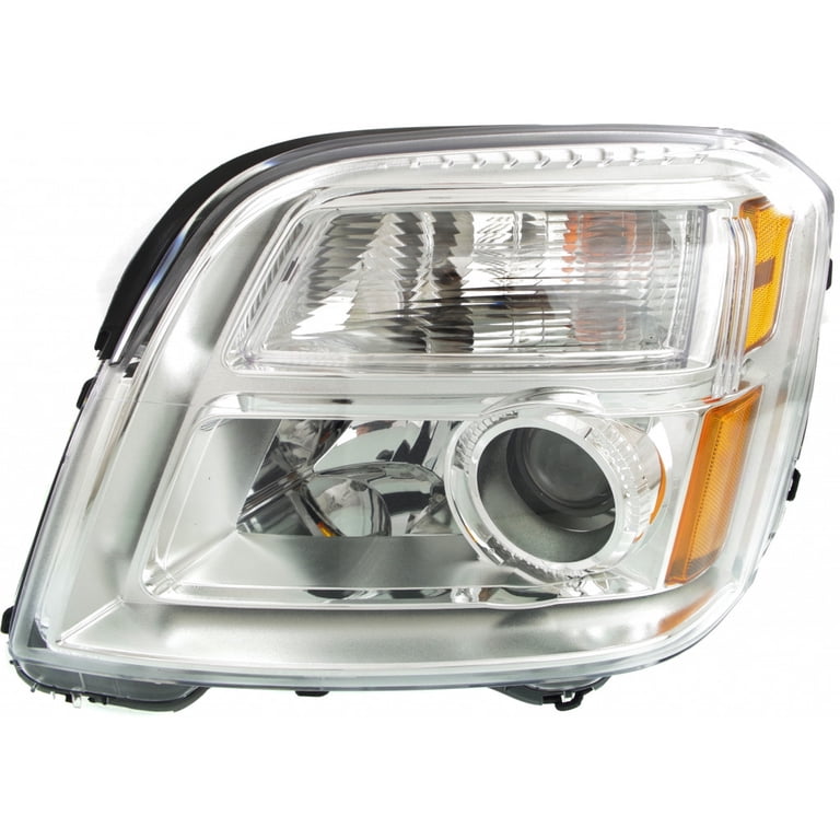 Pair Headlights For 2010-2015 GMC Terrain SLE/SLT – Halogen – Chrome Housing – GM2502350