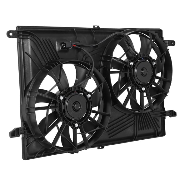 GM3115219 Engine A/C Condenser Radiator Cooling Dual Assembly For 2007-2017 Buick Enclave GMC Acadia Chevrolet Traverse