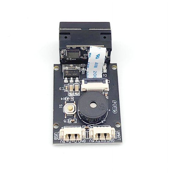 GM65 USB Barcode Module with Cable, 1D/2D QR Reader, 6500K LED, 34 Scan, 0-50C, USB UART