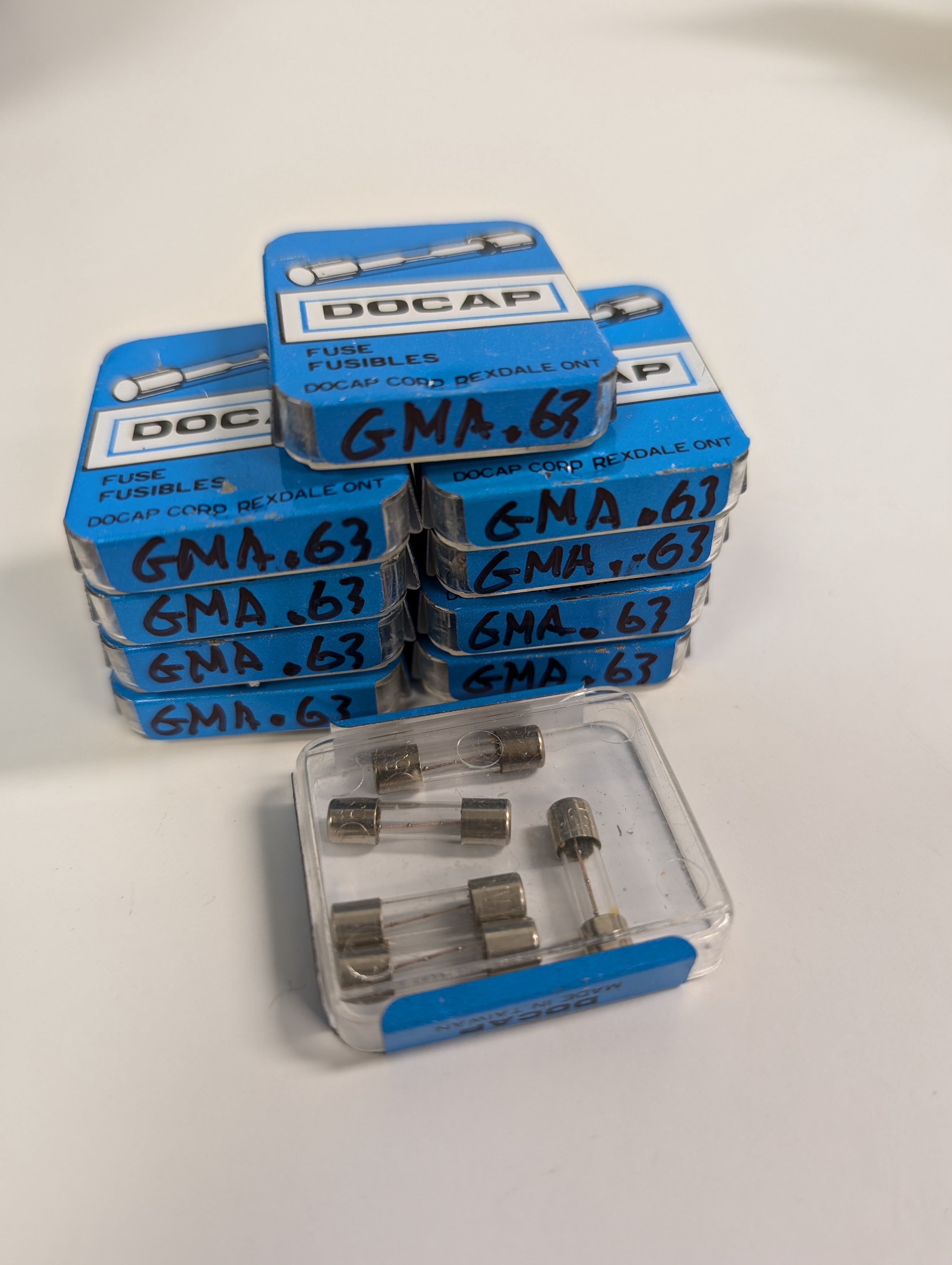 GMA 0.63 AMP FUSES (50 PACK)