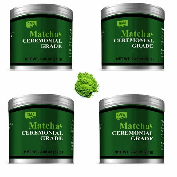 GMA Ceremonial Grade Matcha Green Tea Powder 9.84 oz ceremonial matcha powder, Non GMO, Vegan Friendly, Gluten Free For direct brewing and drinking