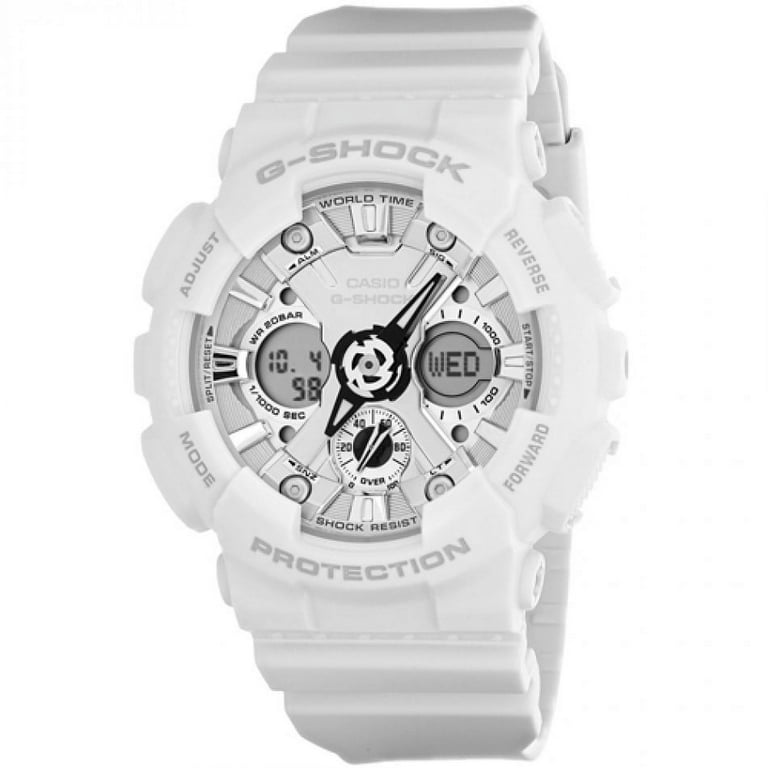 GMAS120MF-7A1 G-Shock S Series White and Grey/Silver 46mm Women's