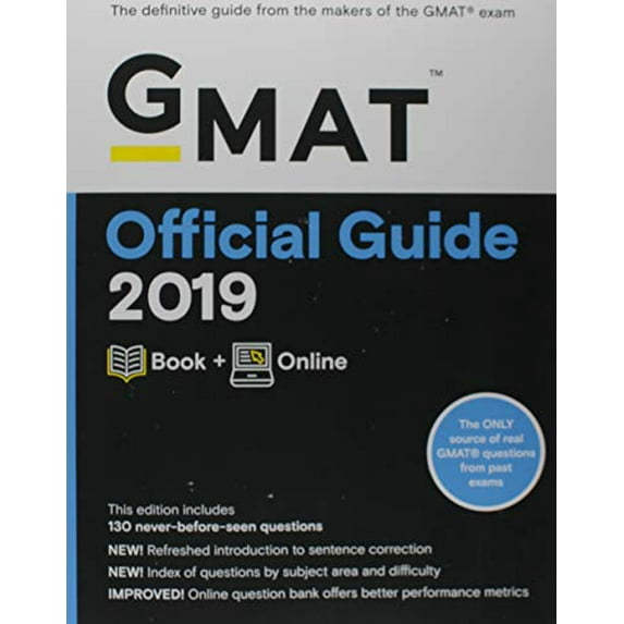 Pre-Owned GMAT Official Guide 2019: Book + Online (Paperback) 1119507677 9781119507673