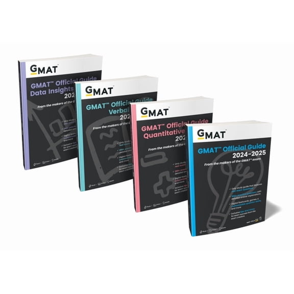 GMAT Official Guide 2024-2025 Bundle: Books + Online Question Bank, (Paperback)