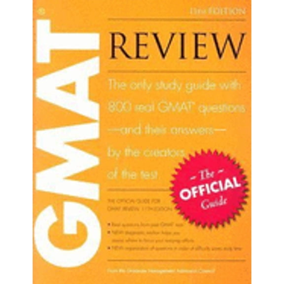 Pre-Owned GMAT Review : The Official Guide