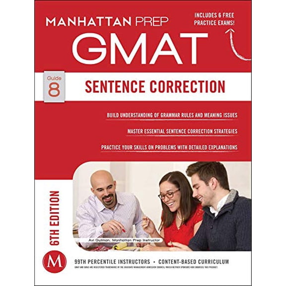Pre-Owned GMAT Sentence Correction (Paperback) 1941234070 9781941234075