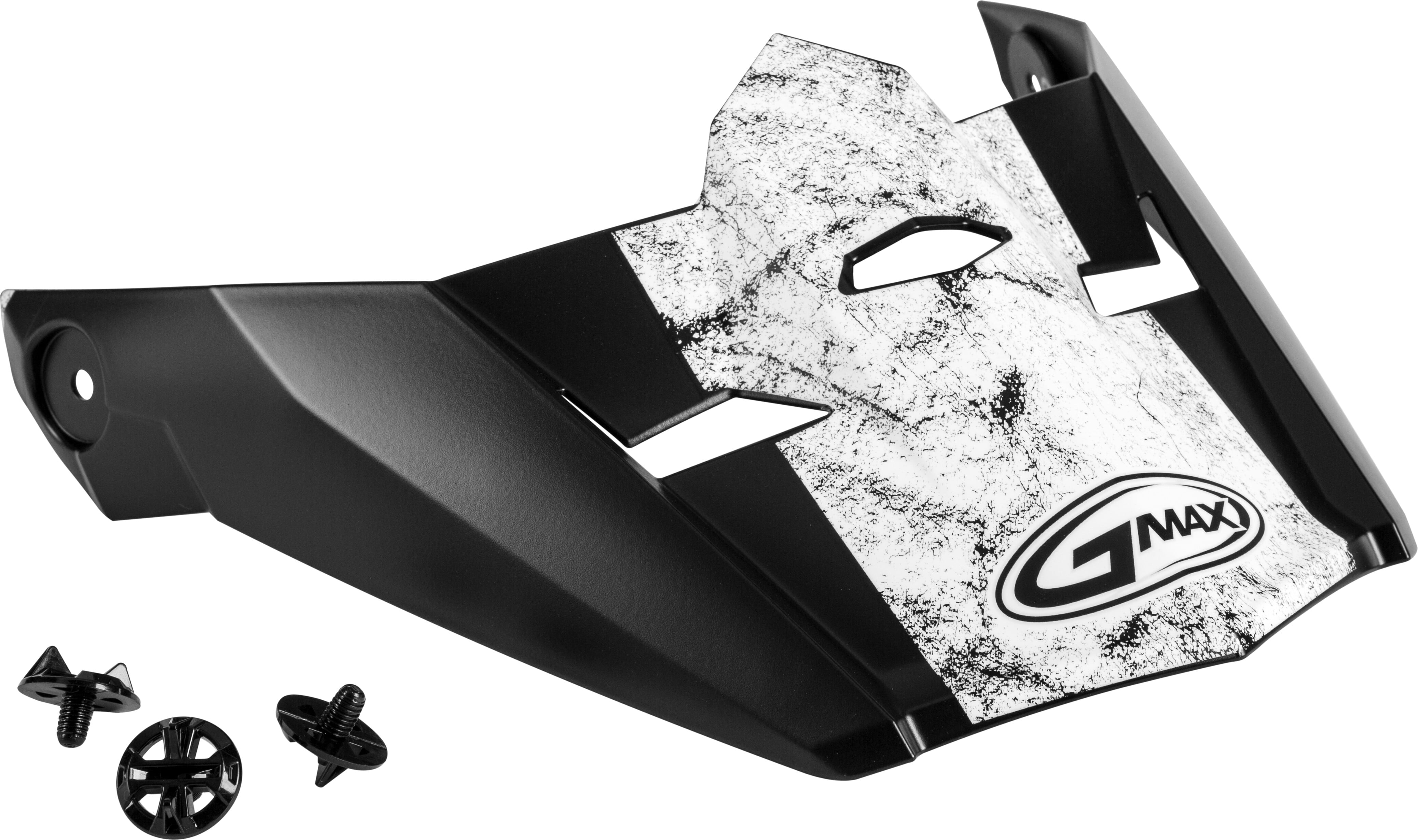 GMAX MX-46Y Youth Helmet Visor - Red/Black/White Replacement Shield For Dominant Helmets