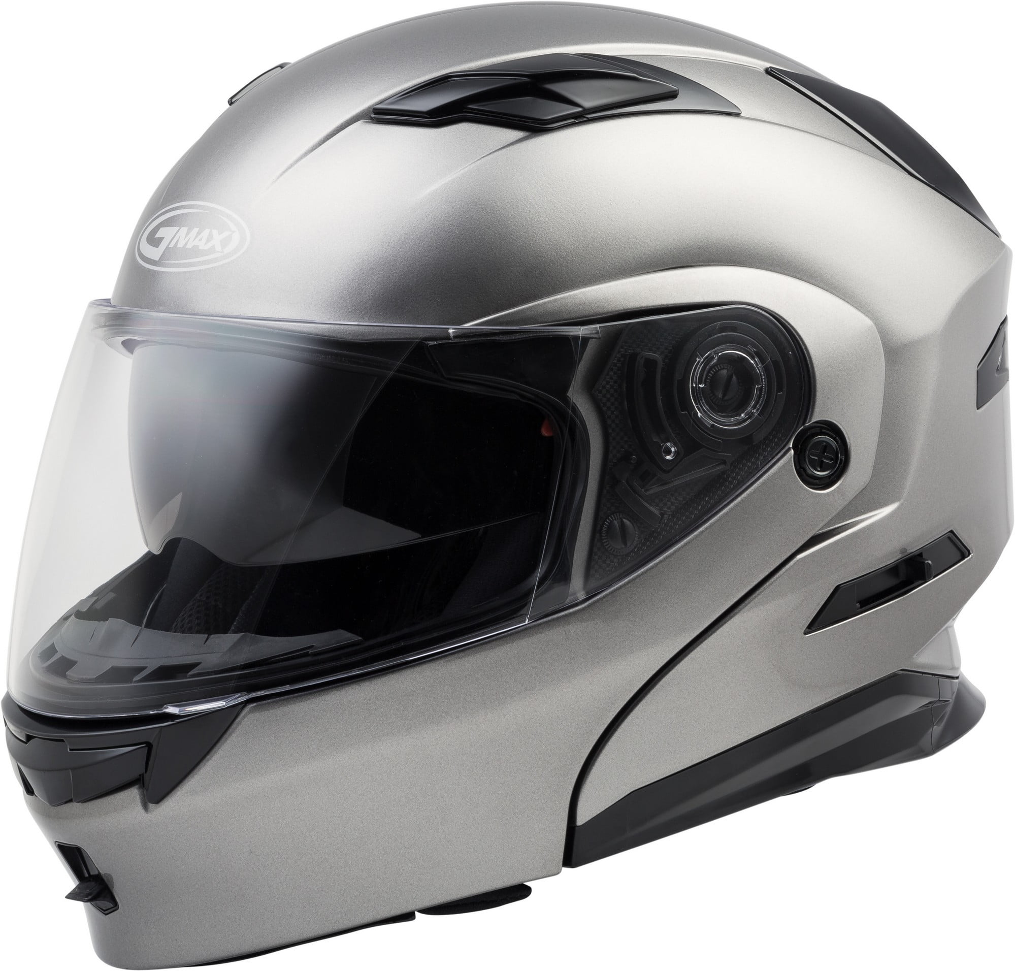 GMAX MD 01 Solid Modular Motorcycle Helmet Titanium XS Walmart