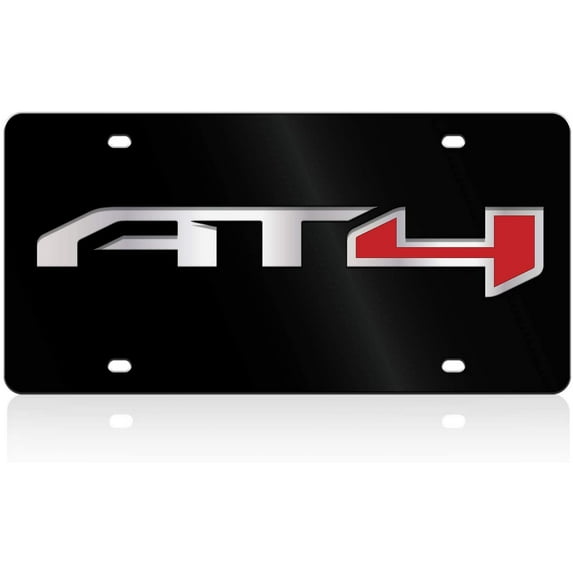 Eurosport Daytona- Compatible for GMC AT4 Lazer-Tag, Acrylic License Plate