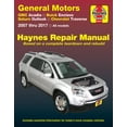 thumbnail image 1 of GMC Acadia, (07-16) & Acadia LTD (17), Buick Enclave, (08-17), Saturn Outlook, (07-10) & Chevrolet Traverse, (09-17) Haynes Repair Manual ^, 1 of 3
