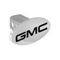 thumbnail image 1 of GMC Black Block Letters Emblem Metal Trailer Hitch Cover Plug, 1 of 1