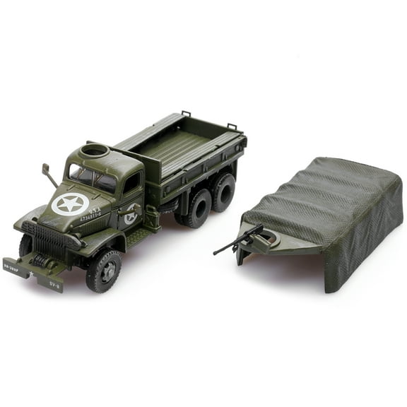 GMC CCKW 353 Truck With Mounted Gun Olive Drab "4734511-S" US Army World War II 1/72 Diecast Model by Legion
