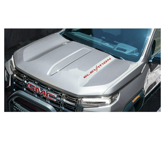 GMC Canyon Elevation Red Hood Lettering Decals 2023-2026 Set of 2 GM Licensed
