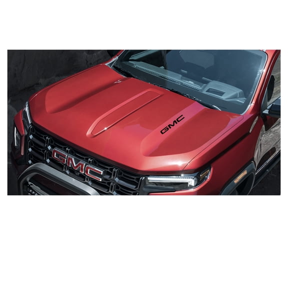 GMC Canyon GMC Matte Black Hood Lettering Decals 2023-2025 Set of 2 GM Licensed