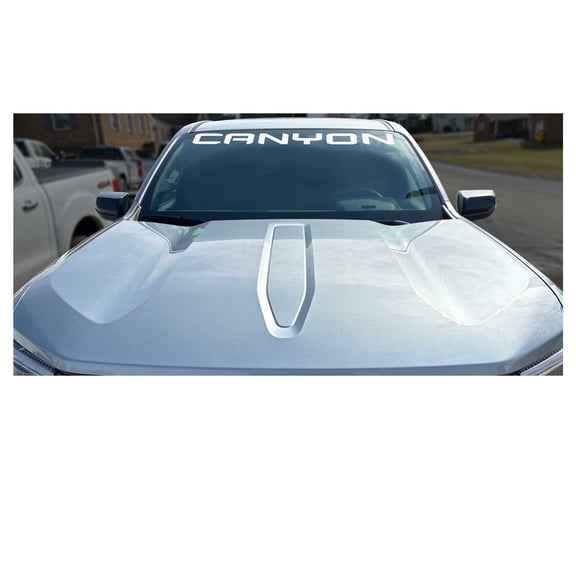 GMC Canyon White Windshield Banner Decal 2023-2026 GM Licensed