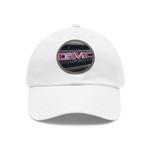 GMC Dad Hat with Leather Patch (Round)