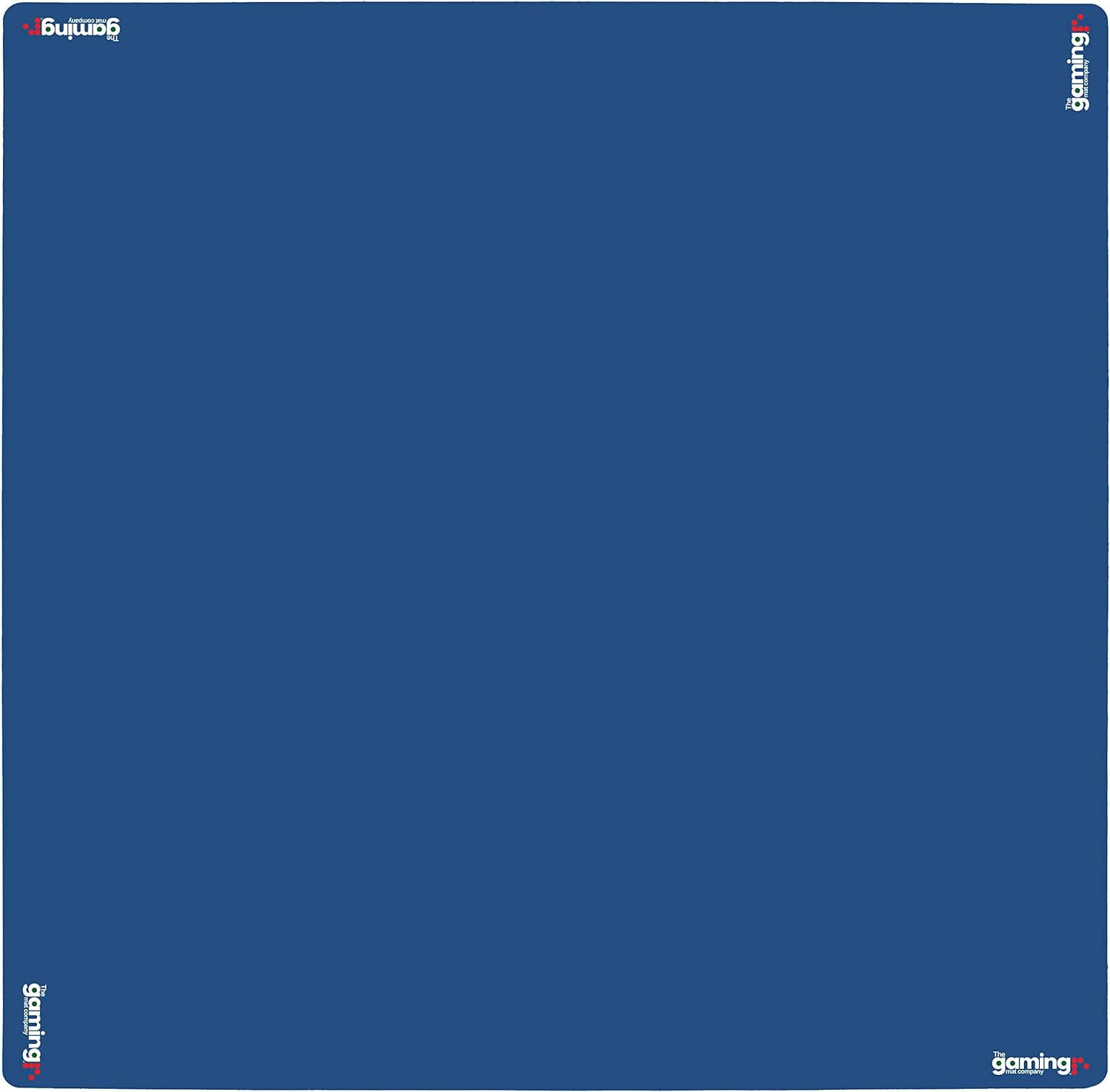 GMC Deluxe Heavyweight Game Mat - Anti Slip Noise Reduction Rubber Playmat - Mahjong, Dominoes & Poker Card Gaming Mat - Water ResistantGaming Tabletop Cover (33 X 33 Inches) - Blue