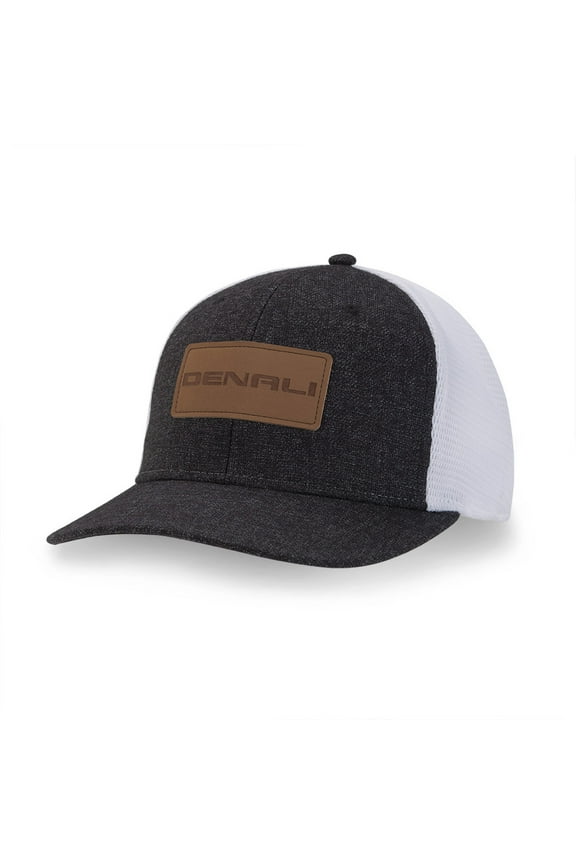 Denali Black with White Mesh Hat - Adult Size