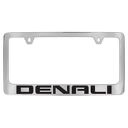 GMC Denali Chrome Plated Metal License Plate Frame Holder