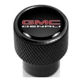 thumbnail image 1 of GMC Denali Nameplate in Black on Black Aluminum Tire Valve Stem Caps, 1 of 5