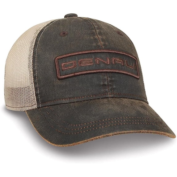 GMC Denali Waxy Cotton Mesh Back Hat - Vintage Unstructured Cap