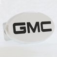 thumbnail image 1 of GMC Engraved Oval Aluminum Tow Hitch Cover, 1 of 2