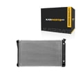 thumbnail image 1 of For GMC G1500/G2500/G3500 1990 1991 Radiator | Plastic and Aluminum | With Transmission Oil Cooler | 28-1/4in X 17in Core | With Heavy Duty Cooling | Replacement For 40876438392, 20093, 1 of 4