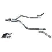 GMC Jimmy 00-04 2.5" Dual Exhaust Kits Y pipe Corner Exit