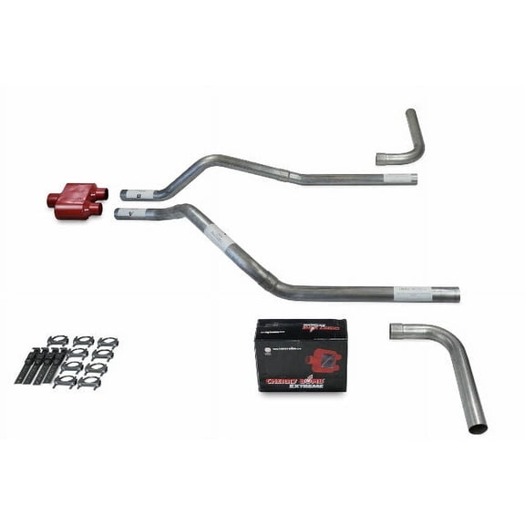 GMC Jimmy 92-94 2.5" Dual Exhaust Kits Cherry Bomb Extreme Side Exit