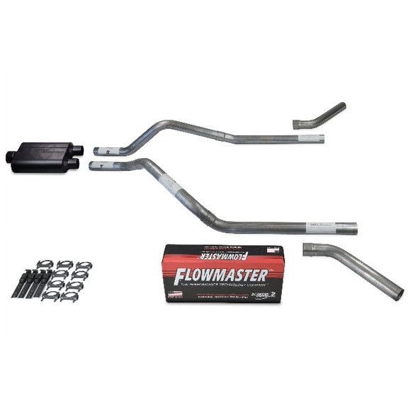 GMC Jimmy 95-99 2.5" Dual Exhaust Kits Flowmaster 40 Series Corner Exit
