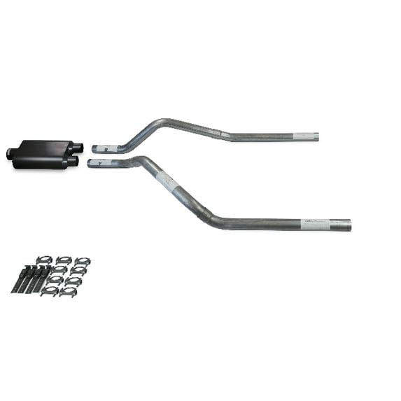 GMC Jimmy 95-99 2.5" Dual Truck Exhaust Kits 2 Chamber Muffler