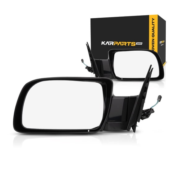 For GMC K1500 Suburban 1992-1999 Door Mirror Driver and Passenger Side | Pair | Power | Non-Heated | Standard | Replacement For 15764757, 15764758 | GM1320122, GM1321122