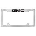 thumbnail image 1 of GMC Logo Chrome Plated Metal Top Engraved License Plate Frame Holder, 1 of 3