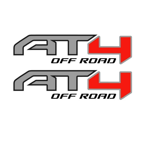 GMC SIERRA AT4 Off Road Bedside Decals 2019-2025 Set of 2 - GM License