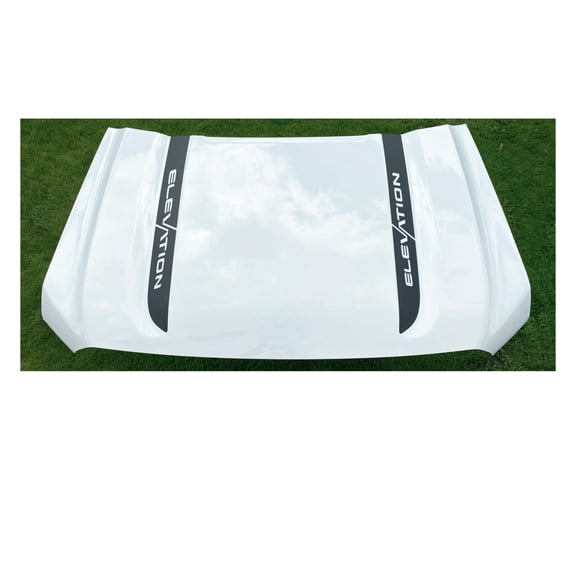 GMC SIERRA Matte Black Elevation Hood Decals 2019-2026 Set of 2 GM Licensed