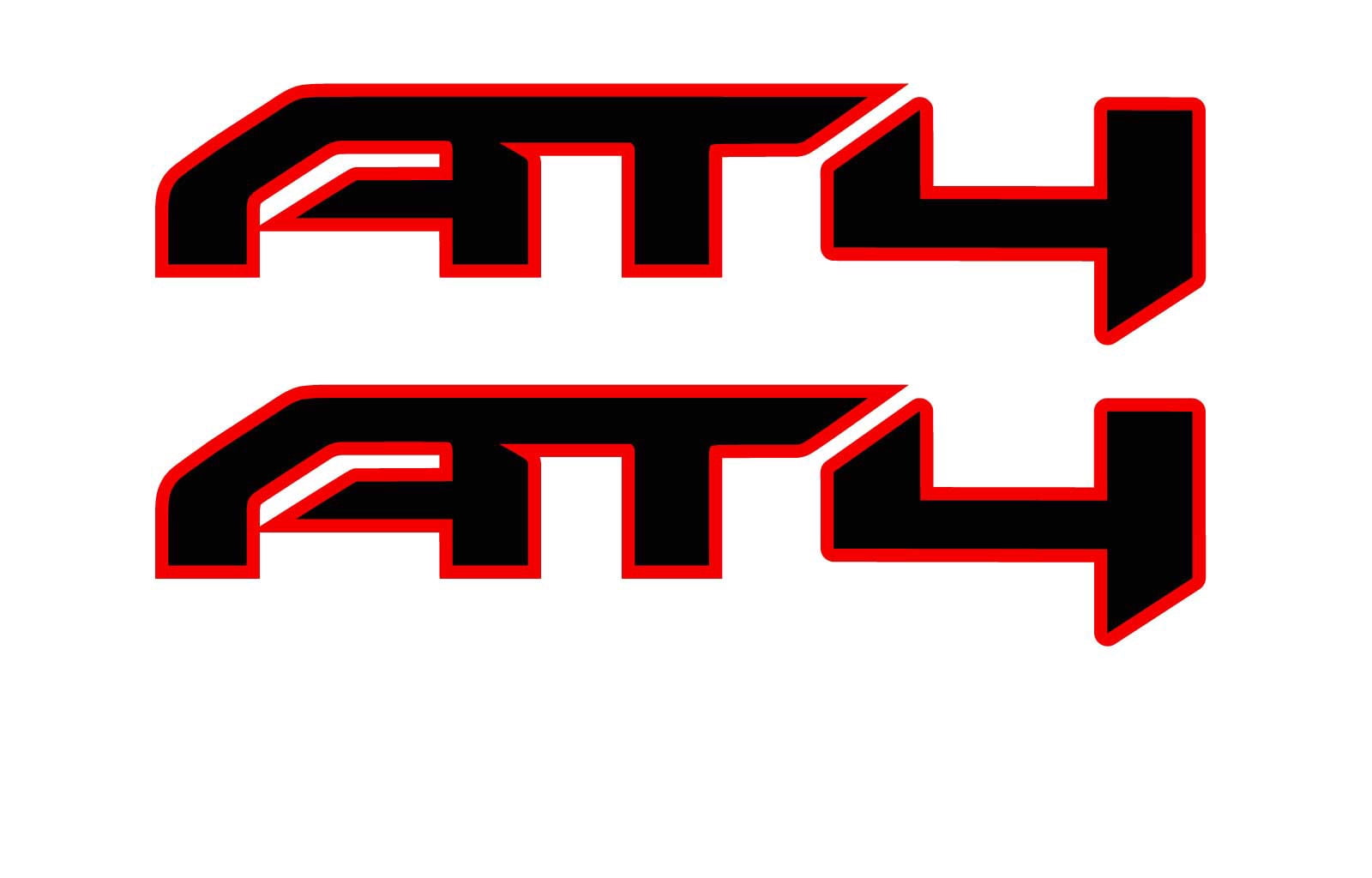 GMC SIERRA Redline AT4 Bedside Decals 2019-2026 Set of 2 GM Licensed ...