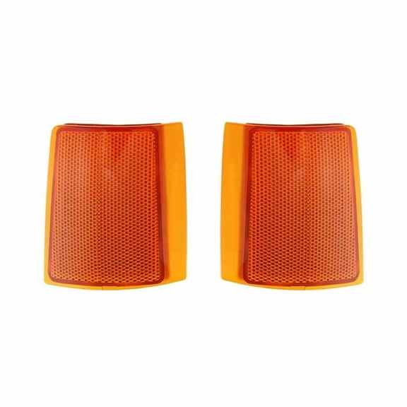 For GMC Sierra 1500 1999 2000 2001 2002 Side Marker Light Passenger Side | Upper | CAPA Certified | 2pc Design | w/Dual Sealed Beam or Composite Headlight | GM2551148 | 5977464